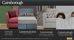 Desktop Screenshot of gainsborough-beds.co.uk